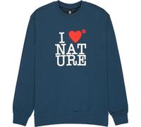 Sweatshirt ELEMENT "I Heart", Herren, Gr. L, schwarz denim, Obermaterial: 70% Baumwolle, 30% Baumwolle;, Sweatshirts Sweatshirt (52183442-L) schwarz denim