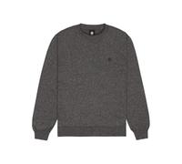 Strickpullover ELEMENT "Icon Embroidery", Herren, Gr. M, mid grau heather, Obermaterial: 50% Baumwolle, 50% Polyester., Pullover Strickpullover (72917747-M) mid grau heather