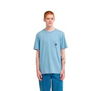 Sporttop ELEMENT "Icon Label Pocket", Herren, Gr. S, blau (faded denim), Obermaterial: 100% Baumwolle., Tops Sporttop (19248128-S) faded denim