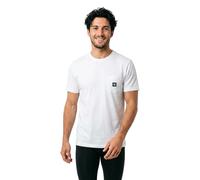 Element Sporttop Icon Label Pocket – Herren, Gr. L, Optic Weiß, 100% Walkfrottier