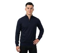 Troyer ELEMENT "Icon Embroidery", Herren, Gr. S, blau mirage, Obermaterial: 50% Walkfrottier, 50% Microfaser;, Pullover Troyer (66875345-S) blau mirage
