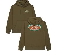 Element - Kapuzenpullover - Epic Hooded Sweatshirt Kalamata für Herren aus Baumwolle - Größe L - Khaki Khaki L