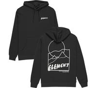 Element - Kapuzenpullover - Sunrise Hooded Sweatshirt Off Black für Herren aus Baumwolle - Größe XL - schwarz schwarz XL