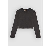 Element Lowcase Crop Strickpullover off black Damen Gr. L