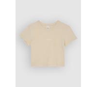 Element Lowcase Crop T-Shirt oat milk Damen Gr. L
