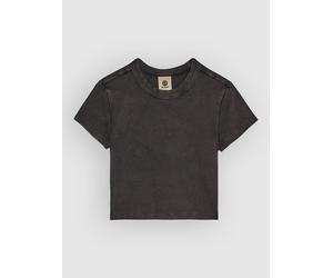 Element Lowcase Crop T-Shirt off black Damen Gr. M