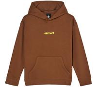 Hoodie ELEMENT "Lowcase Bp", Kinder, Gr. 8(125-130cm), braun (sepia), Obermaterial: 55% Baumwolle, 25% Baumwolle, 20% Polyester., Sweatshirts Hoodie (51046968-8) sepia
