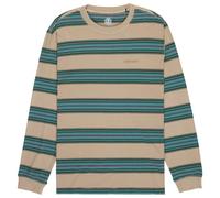 Element - Lowcase Pigment L/S - Longsleeve, Gr. M, beige (Alumi/Dgreen/Britblue/Oat/Lava)