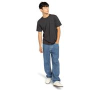 T-Shirt ELEMENT "Lowcase Pigment", Herren, Gr. M, schwarz (off schwarz), 100% Baumwolle, Kurzarm, Shirts T-Shirt (55863111-M) off schwarz