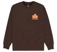 Element - Dickes Sweatshirt aus recycelten Materialien - Sporting Crew Java für Herren aus Baumwolle - Größe M - Braun Braun M