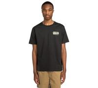 Element Kurzarm-T-Shirt Timber Icon Herren Schwarz 100% Walkfrottier Größe XS