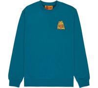 Sweatshirt ELEMENT "Timber The Frog", Herren, Gr. S, mallard blau, Obermaterial: 70% Walkfrottier, 30% Walkfrottier;, Sweatshirts Sweatshirt (20264969-S) mallard blau
