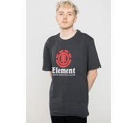 Element - Vertical Charcoal Heather - T-Shirt - Grau - M - 100% Bio-Baumwolle Grau M