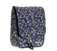 ELEPHANT Beautycase Kulturbeutel Washbag zum aufhängen 12217 Leopard Neon | Damen Herren Kosmetiktasche Travel Reise Beautycase zum Aufhängen Innentasche Badetasche Bad Camping Outdoor Gym Sauna