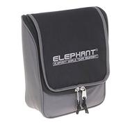 Elephant Kulturtasche Beautycase zum Aufhängen/Anhängen 11955 Schwarz Grau | Camping Schwimmbad Herren Damen Mädchen Jungen Kulturbeutel Bad Reise Travel Shaving Bag Outdoor Saune Gym