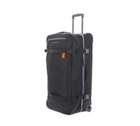 Elephant Trolley Reisetrolley Tasche XXL 80cm One ECO 13133 Schwarz Grau +g | Herren Damen Reisetasche groß 100 Liter 3 Fächer Tauchtrolley Trolly Gepäck Reise + Koffergurt