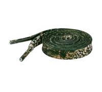 Elerevyo 1 Paar Flache Schnürsenkel mit Leopardenmuster für Turnschuhe 0.31 Zoll Schnürsenkel für Lässige Wanderschuhe Grüne Tarnung 140cm/55.1"