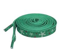 Elerevyo 1 Paar Flache Weihnachtsschnürsenkel für Turnschuhe 0.31 Zoll Breite Weiche Schnürsenkel für Wanderschuhe Weihnachten 9 120cm/47.2"