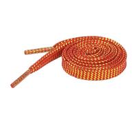 Elerevyo Glitzernde Metallische Gewellte Flache Schnürsenkel Gold-Silberne Pailletten Funkelnde Schnürsenkel für Turnschuhe 2 Paar Rot-Gold 80cm/31.5"