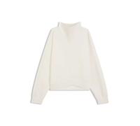 BOSS Loose-Fit Sweatshirt mit drapiertem Trichterkragen - Style Elesya, 50553771 Weiß S