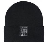 Elevenate Skier Beanie Black Solid ONESIZE