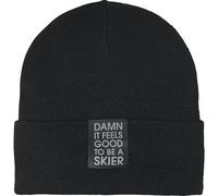 Elevenate Skier Beanie Black Solid ONESIZE