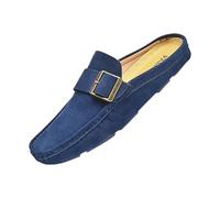 ELIOGN Herren Leder Treiber - Bequeme Slip-On Business Casual Schuhe