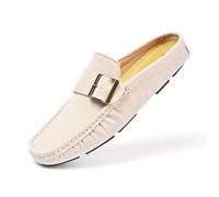 ELIOGN Herren Leder Treiber - Bequeme Slip-On Business Casual Schuhe
