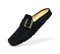 ELIOGN Herren Leder Treiber - Bequeme Slip-On Business Casual Schuhe