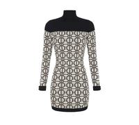 Elisabetta Franchi HerbstWinter Buntdruck Langarm Hochkragen - Größe: 40_IT