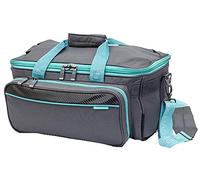 ELITE BAGS - GP'S Softbag-Arzttasche | grau-türkis | funktionell und Ultraleicht | integriertes Rucksacktragesystem