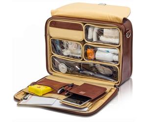 EliteBags DOCTOR'S deluxe Klassik-Arzttasche - Leder