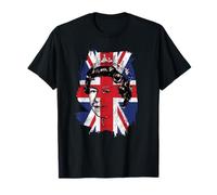 Elizabeth Queen of England Union Jack Flagge Queen of England T-Shirt