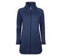 Elkline warmer Damen Fleecemantel Bestcondition mit hohem Stehkragen bluesign® zertifiziertes Obermaterial 44 Blau (blueshadow)
