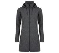 ELKLINE Damen Fleecemantel Summer Wind | halblang winddicht Kapuze 2013055, Größe:40, Farbe:black