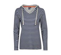 ELKLINE Damen Sweatpullover Favorite Sweatshirt, darkblue-White, 38