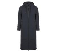 ELKLINE Damen Wintermantel Beautiful | warmer Steppmantel wattiert lang mit Seiten Reißverschluss | wasserabweisend mit Kapuze | 2019070, Größe:34, Farbe:black