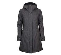 ELKLINE Damen Wintermantel wasserdicht Grace | Winterjacke warm halblang tailliert | 2019055, Farbe:anthramelange, Größe:48