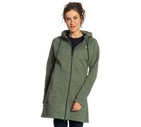ELKLINE Damen Fleecemantel Durchgewärmt 2014088, Farbe:soft olive, Größe:42