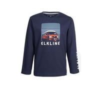 Elkline Kinder T-Shirt Challenge mit VW Bulli Print blau (darkblue) 116 (116/122)