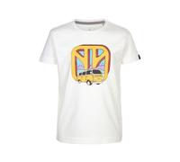 Elkline Kinder T-Shirt Elk Transport mit VW Bulli Print Weiss 104/110