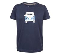 Elkline Kinder T-Shirt Teeins mit VW Bulli Print Dunkelblau 104/110