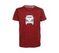 Elkline Kinder T-Shirt Teeins mit VW Bulli Print rot 104/110