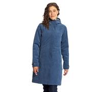 Elkline Wintermantel Glasgow Cord (winddicht, wasserdicht, warm) blau Damen, Größe 36