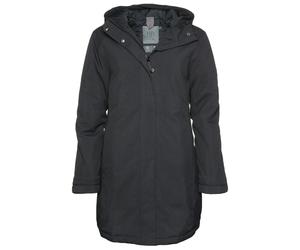 Elkline - Women's Maike - Mantel, Gr. S 36, grau/schwarz (Black)