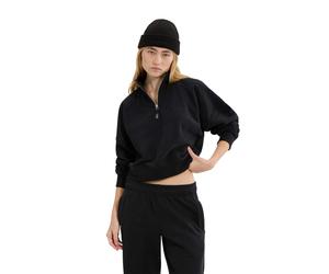 Ellesse - "Carrera" Sweatshirt für Damen, mit kurzem Reißverschluss (Schwarz) EU 38 / UK 10