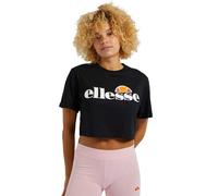 ELLESSE Damen T-Shirt 'Alberta' schwarz / weiß / orange / rot, Größe 12, 3858771 Schwarz / Weiß / Orange / Rot L
