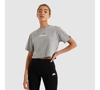 Ellesse Damen Fireball Crop T-Shirt Hemd, Grey Marl, XL EU