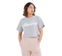 ellesse Damen Silo Cropped Verkürztes T-Shirt, grau, 38