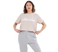 ellesse Damen Silo Cropped Verkürztes T-Shirt, Rose, S